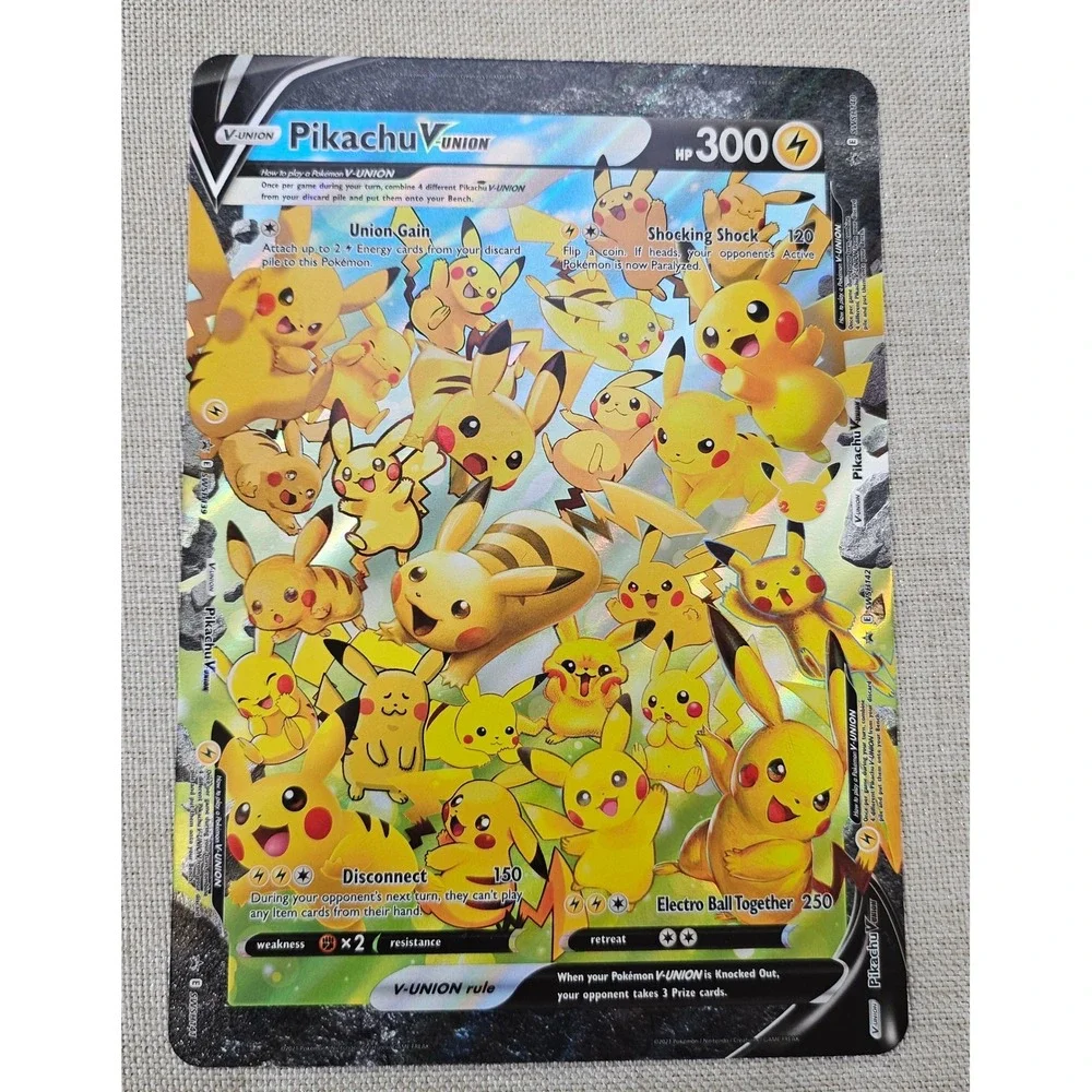 Pokemon Pikachu V-UNION Jumbo Card SWSH139-142 Star Promo Holo Rare 2021 (5
